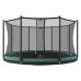 BERG Trampolin Favorit InGround 380 Green + Sicherheitsnetz Comfort Airflow